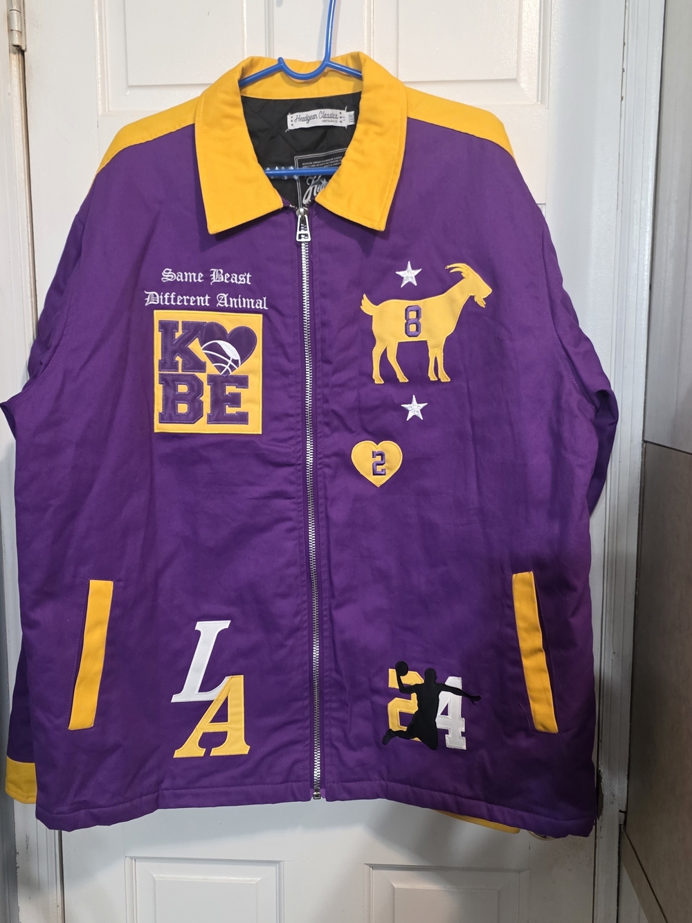 Kobe Bryant Lakers tribute jacket 3XL